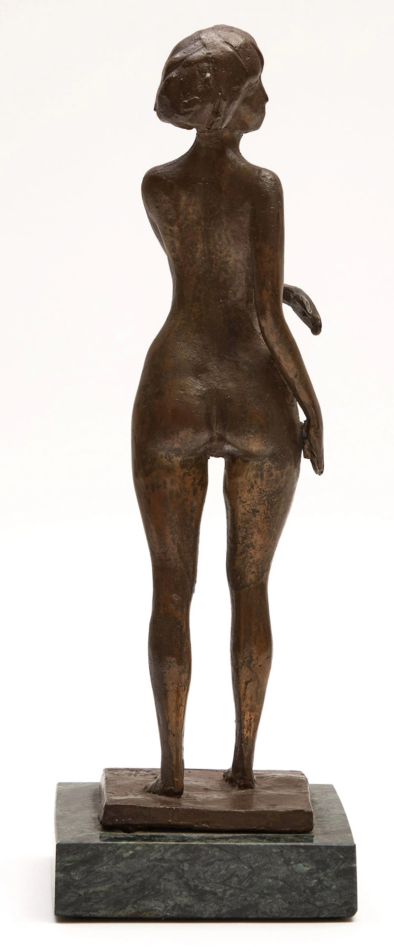 William Hodd McElcheran, Female Nude, Standing, bronze with marble base, 1969 - view 4