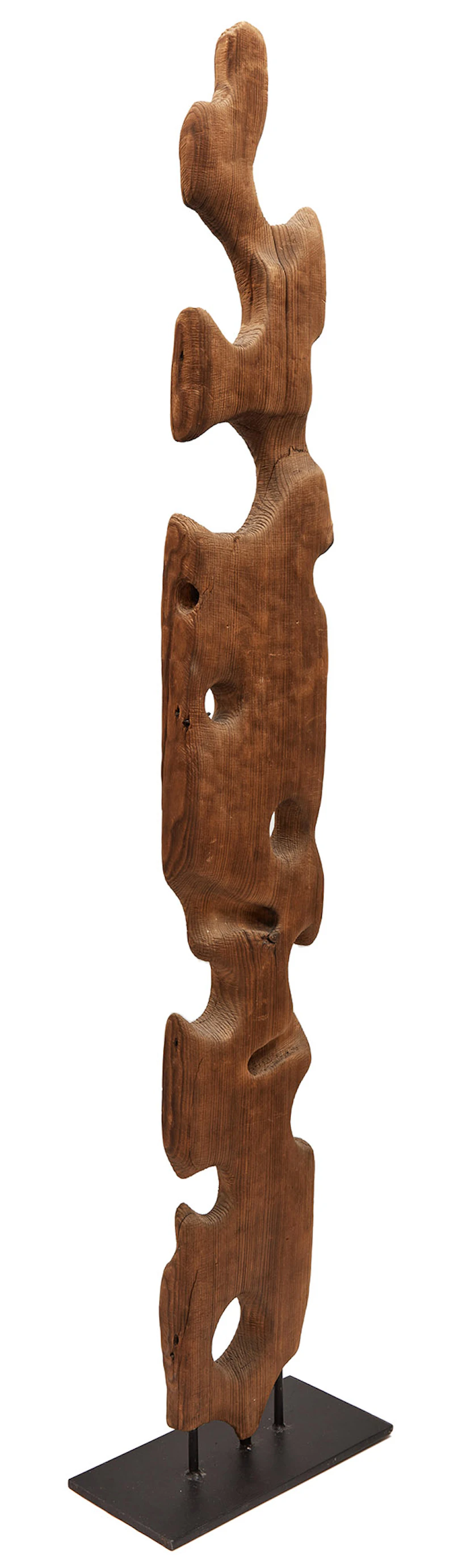 Armand Vaillancourt, Untitled, wood, 1970 - view 2