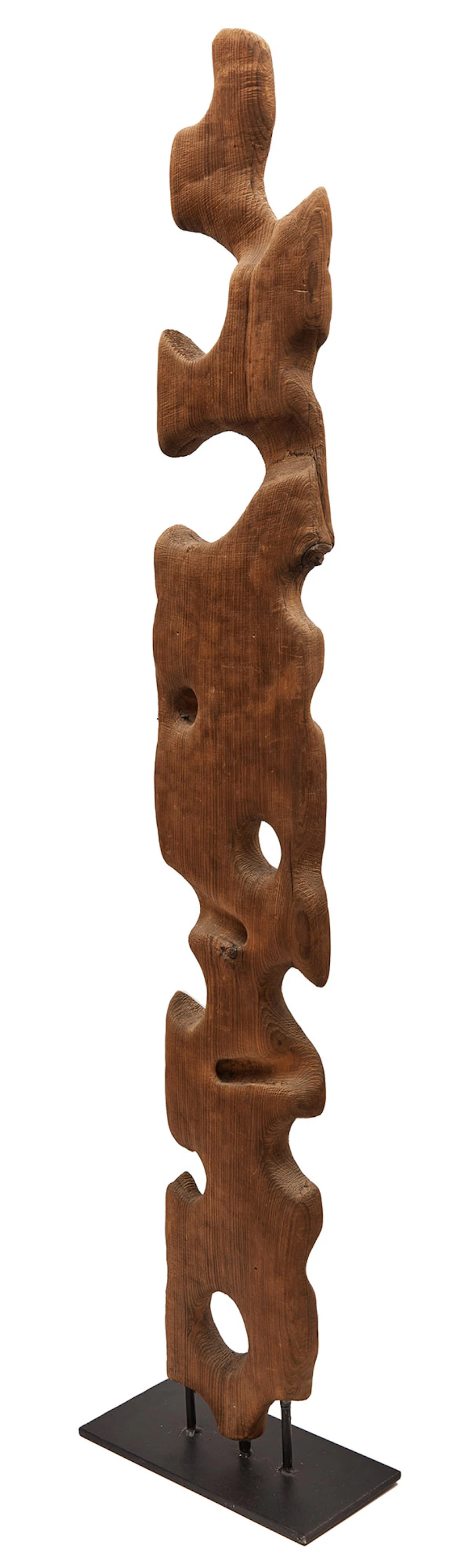 Armand Vaillancourt, Untitled, wood, 1970 - view 3