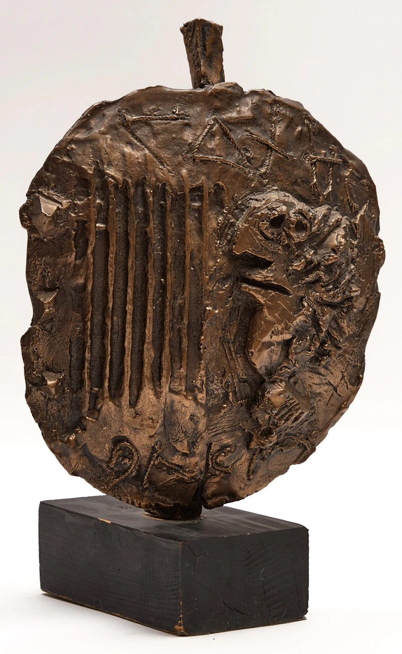 James Coignard, Untitled Abstraction , bronze and wood base - view 2