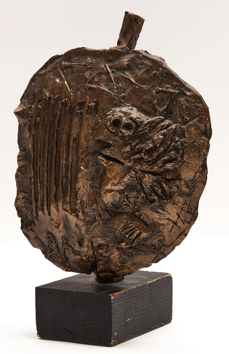 James Coignard, Untitled Abstraction , bronze and wood base - view 3