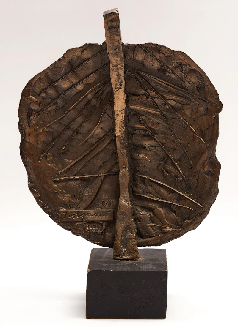 James Coignard, Untitled Abstraction , bronze and wood base - view 4