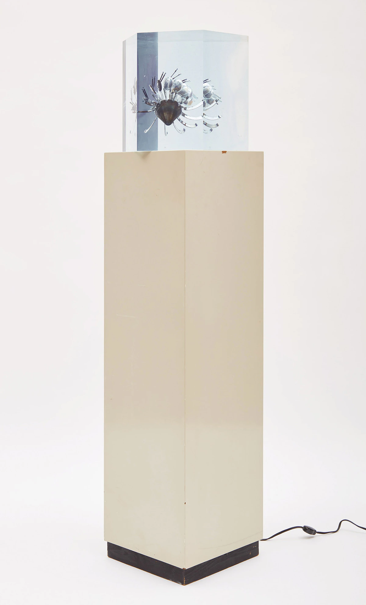Gerald Gladstone, Spider, steel and lucite, circa 1975