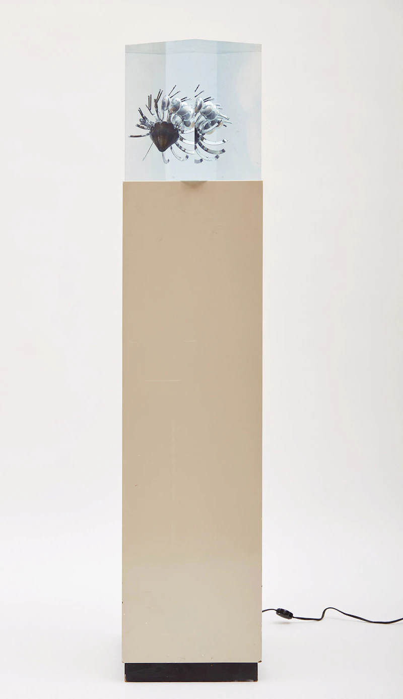 Gerald Gladstone, Spider, steel and lucite, circa 1975 - view 4