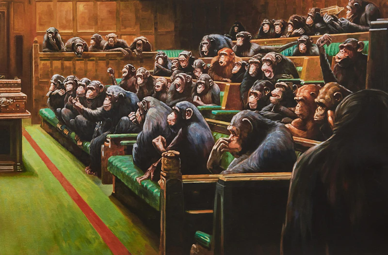 Monkey Parliament by Mason Storm