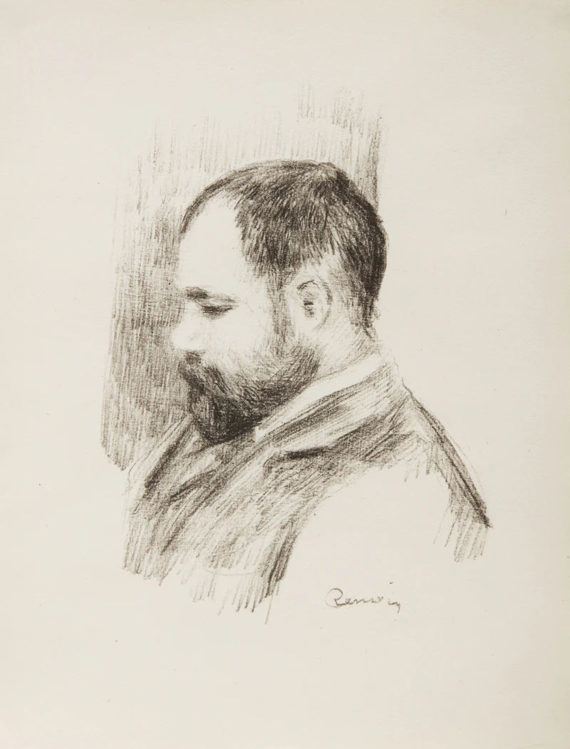 Ambroise Vollard, from L’Album des Douze Lithographies Originales de Pierre-Auguste Renoir (Delteil 37; Stella 37) by Pierre-Auguste Renoir