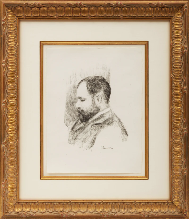 Pierre-Auguste Renoir, Ambroise Vollard, from L’Album des Douze Lithographies Originales de Pierre-Auguste Renoir (Delteil 37; Stella 37), lithograph, circa 1904 - view 2