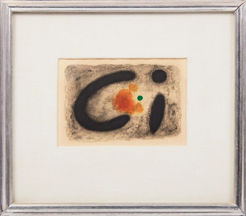 After Joan Miró, From Nous avons by René Char, colour aquatint - view 2