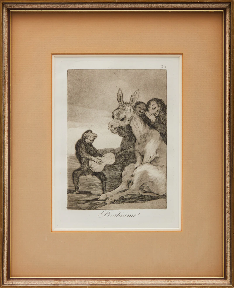 After Francisco Goya, Brabisimo! from Los Caprichos, etching - view 2