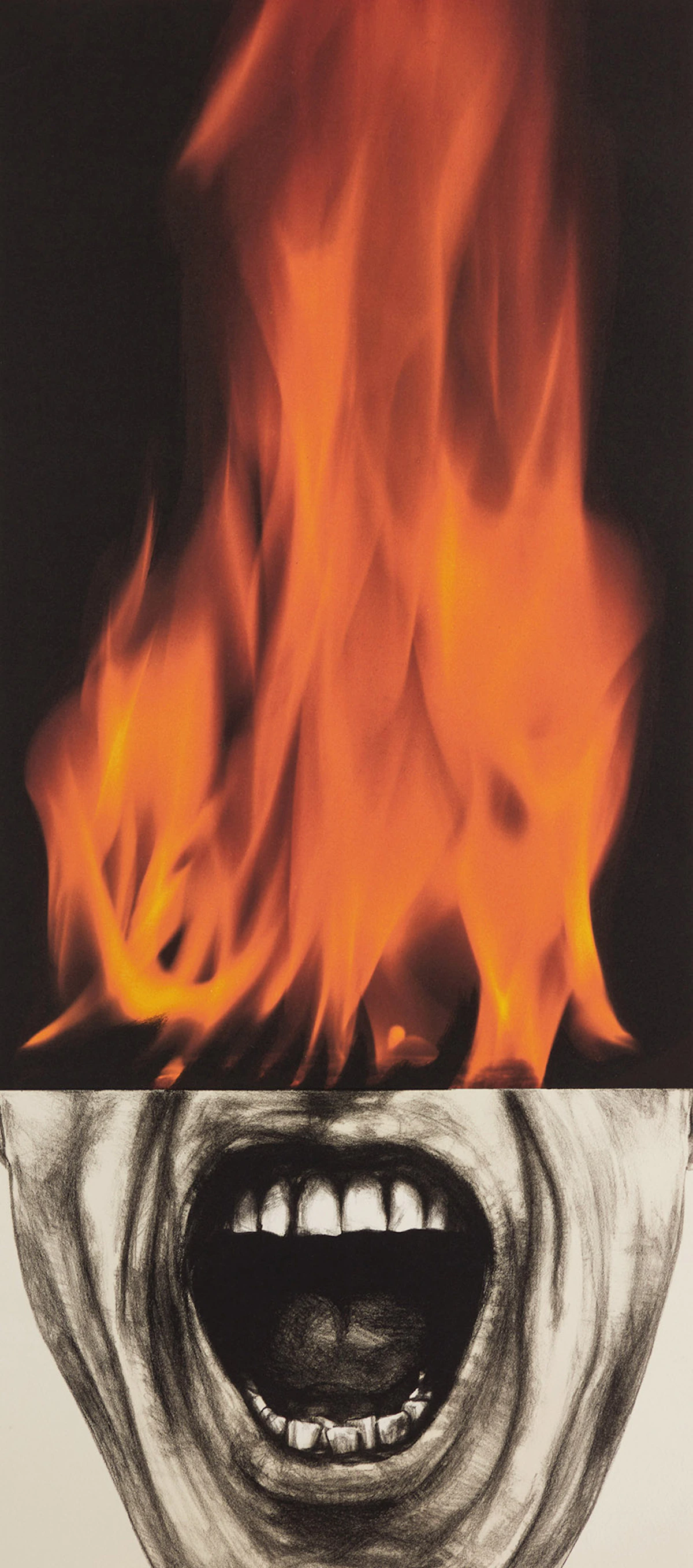 Robert Longo, Arena Brains, colour lithograph, 1986