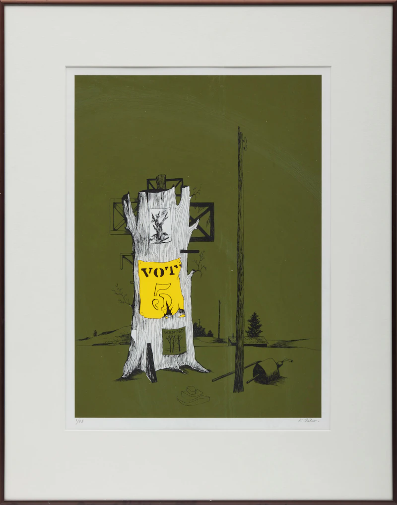 Karl Eugene Fortess, Act 5 and Tree, two colour lithographs - view 2