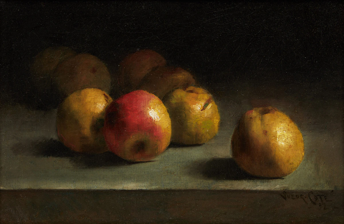 Marc-Aurèle de Foy Suzor-Coté, Apples, oil on canvas, 1892