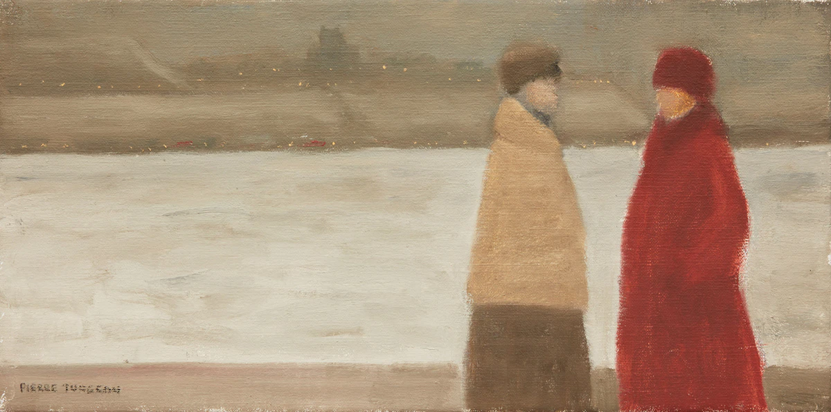 Pierre  Turgeon, Rencontre, oil on canvas, 2004