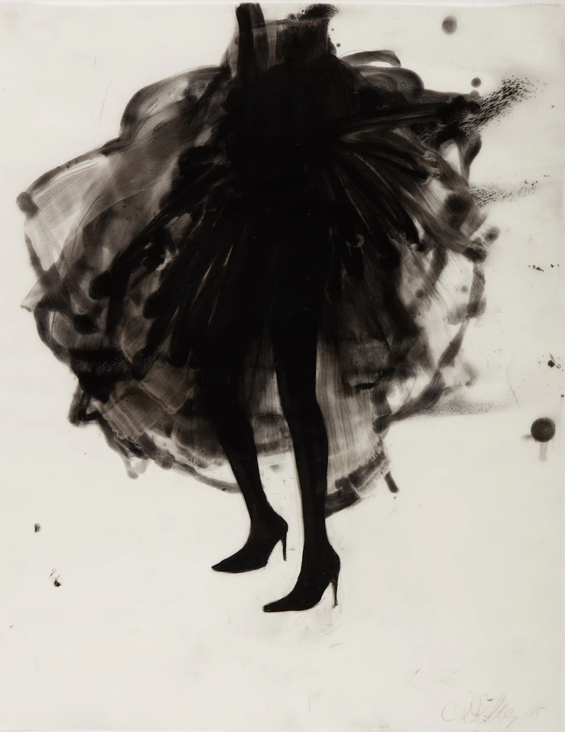 Cathy Daley, Untitled (Dancer 1); Untitled (Dancer 2), two pastels on vellum paper, 2005 - view 4