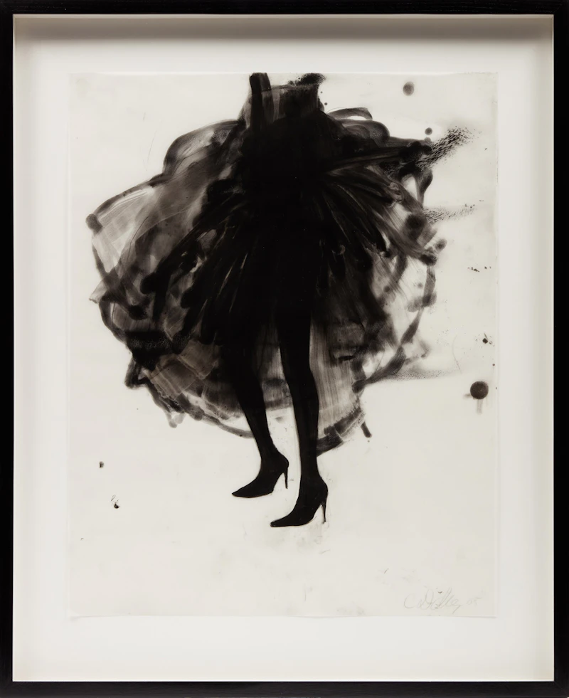 Cathy Daley, Untitled (Dancer 1); Untitled (Dancer 2), two pastels on vellum paper, 2005 - view 5