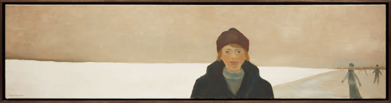 Pierre  Turgeon, Woman in Winter, oil on canvas - view 2