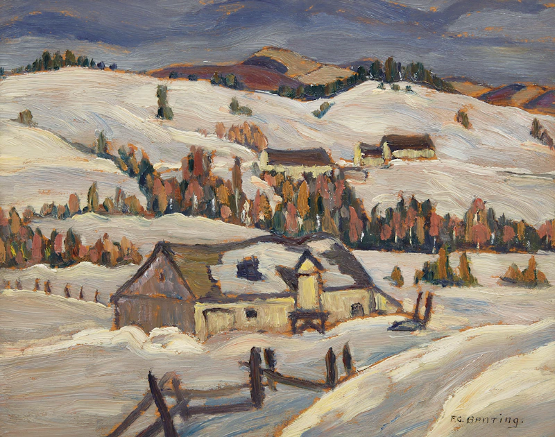 Frederick Grant Banting, St. Tite des Caps, oil on board