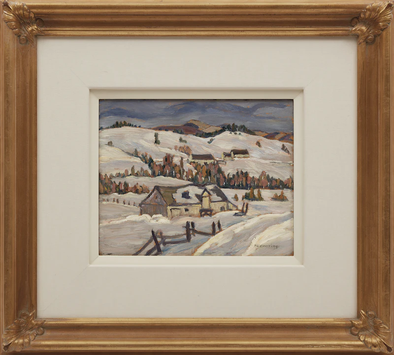 Frederick Grant Banting, St. Tite des Caps, oil on board, 1937 - view 2