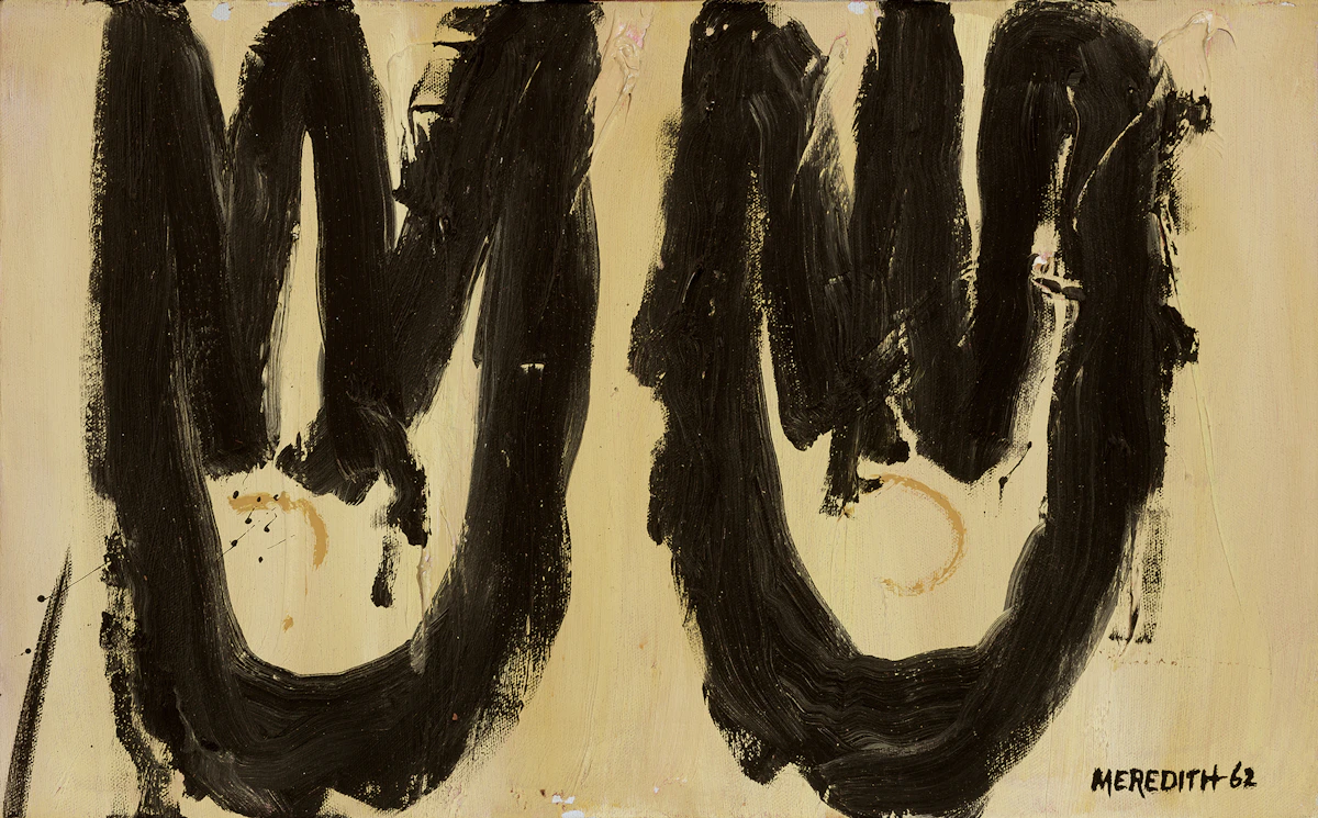 John Meredith, Untitled (Study for Bengal 1) , oil on canvas, 1962