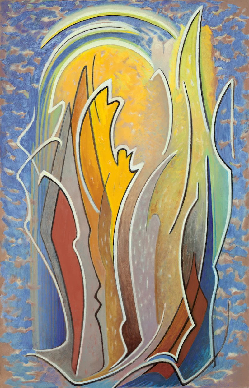 Lawren Stewart Harris, Untitled (Abstract Painting #173), circa 1958, oil on canvas - view 1