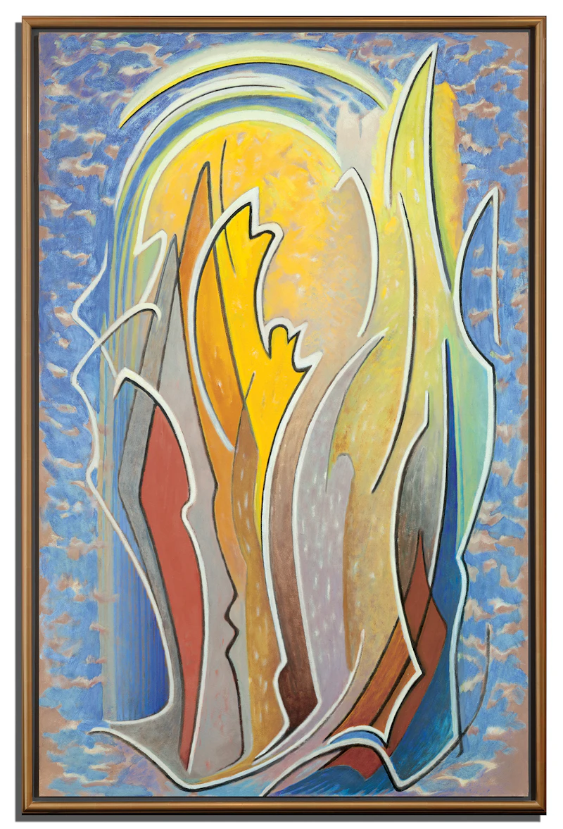 Lawren Stewart Harris, Untitled (Abstract Painting #173), circa 1958, oil on canvas - view 2