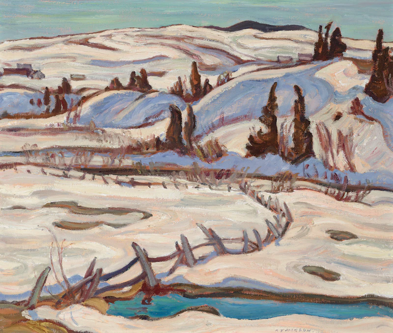 Alexander Young Jackson, North Shore, Quebec, oil on canvas