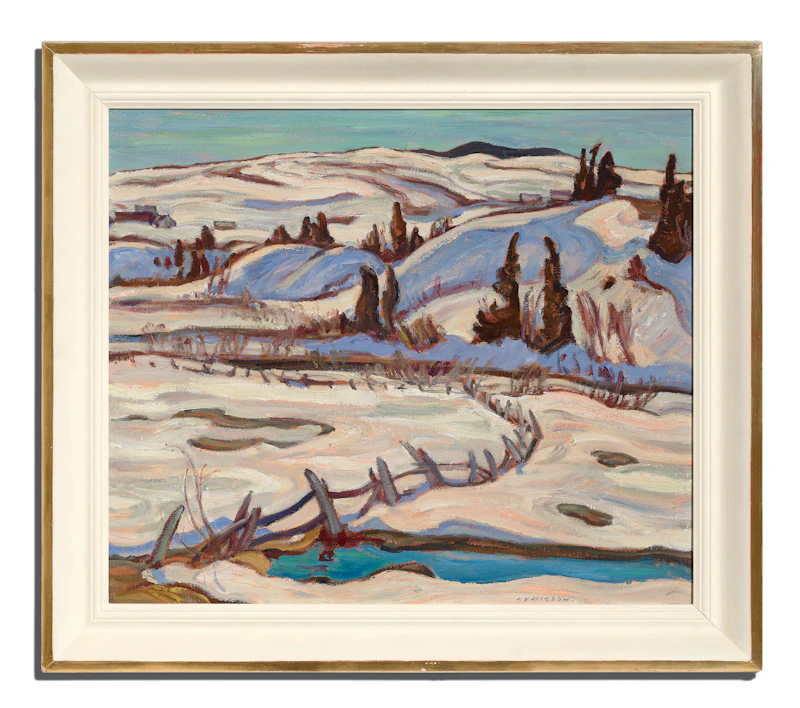 Alexander Young Jackson, North Shore, Quebec, oil on canvas, circa 1938 - view 2