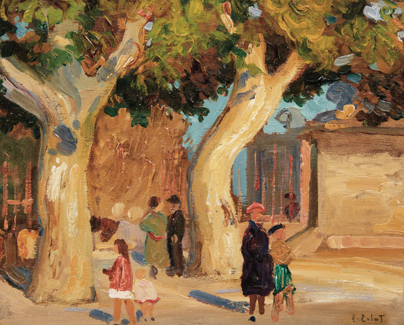 Plain Trees, Paris by Robert Wakeham Pilot