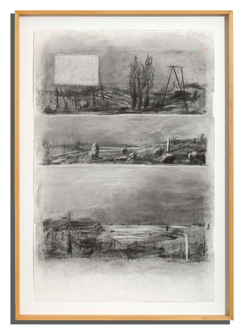 William Kentridge, Drawing for the film "Medicine Chest", charcoal and pastel on paper, 2000 - view 2