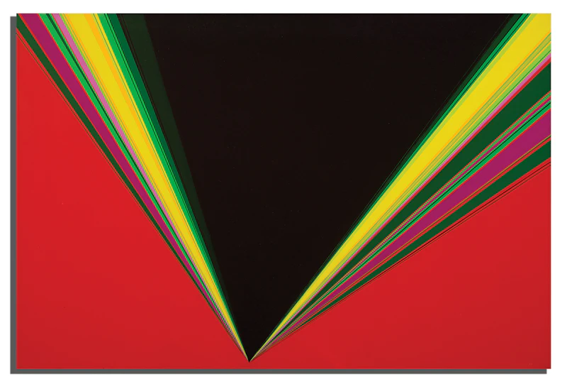 Rita Letendre, Reflet, acrylic on canvas, 1970 - view 2