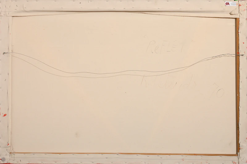 Rita Letendre, Reflet, acrylic on canvas, 1970 - view 3