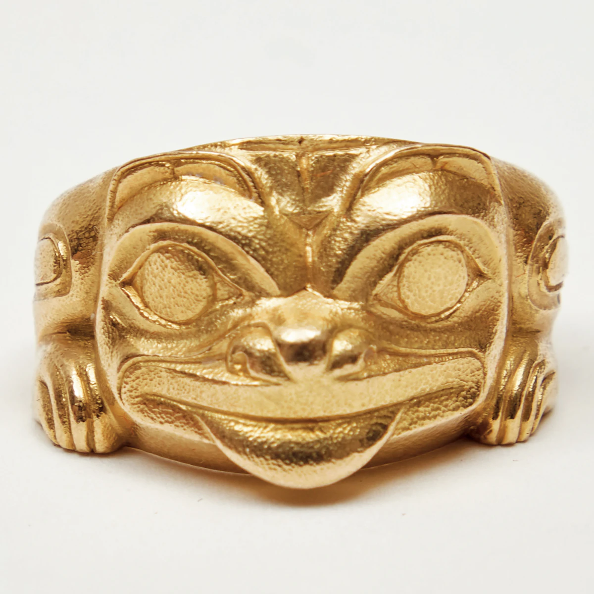 Bill Ronald Reid, Grizzly Bear Ring, 18 karat gold, 1976