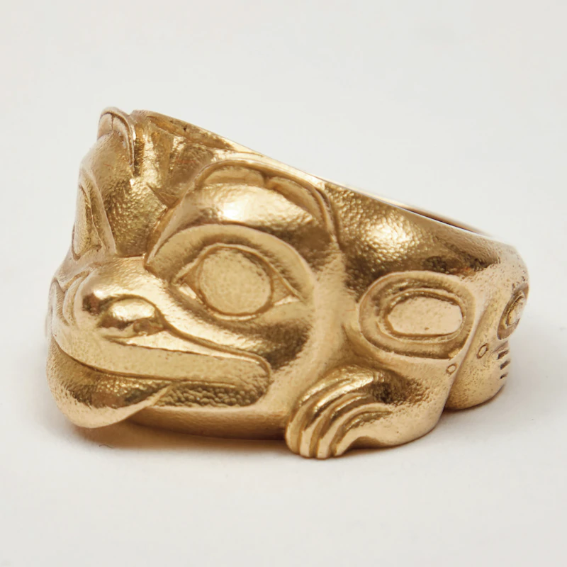 Bill Ronald Reid, Grizzly Bear Ring, 18 karat gold, 1976 - view 2