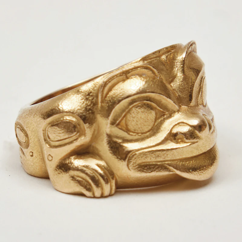 Bill Ronald Reid, Grizzly Bear Ring, 18 karat gold, 1976 - view 3