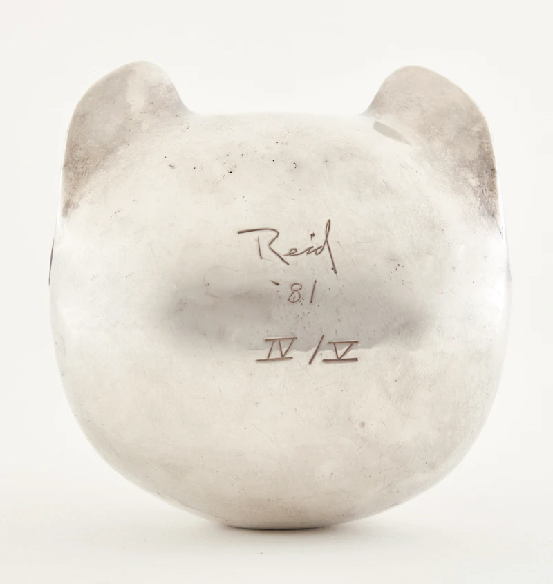Bill Ronald Reid, Bear Head or Knob, 1981, sterling silver - view 4