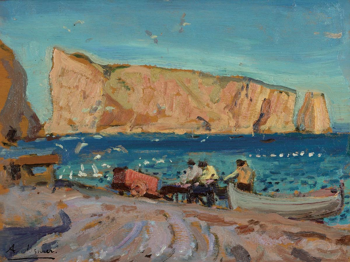 Arthur Lismer, Percé, oil on panel, 1925