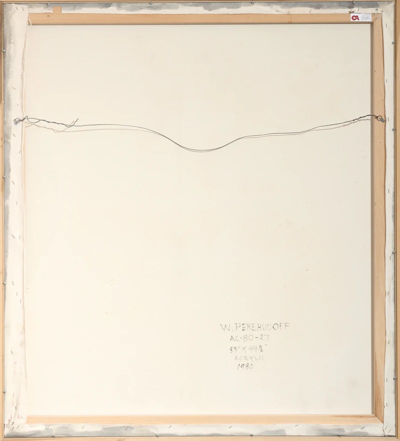 William Perehudoff, AC-80-27, acrylic on canvas, 1980 - view 3