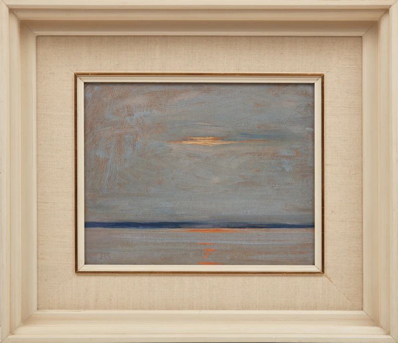 James Edward Hervey MacDonald, Sunset, Lake Simcoe, oil on board, circa 1921 - view 2