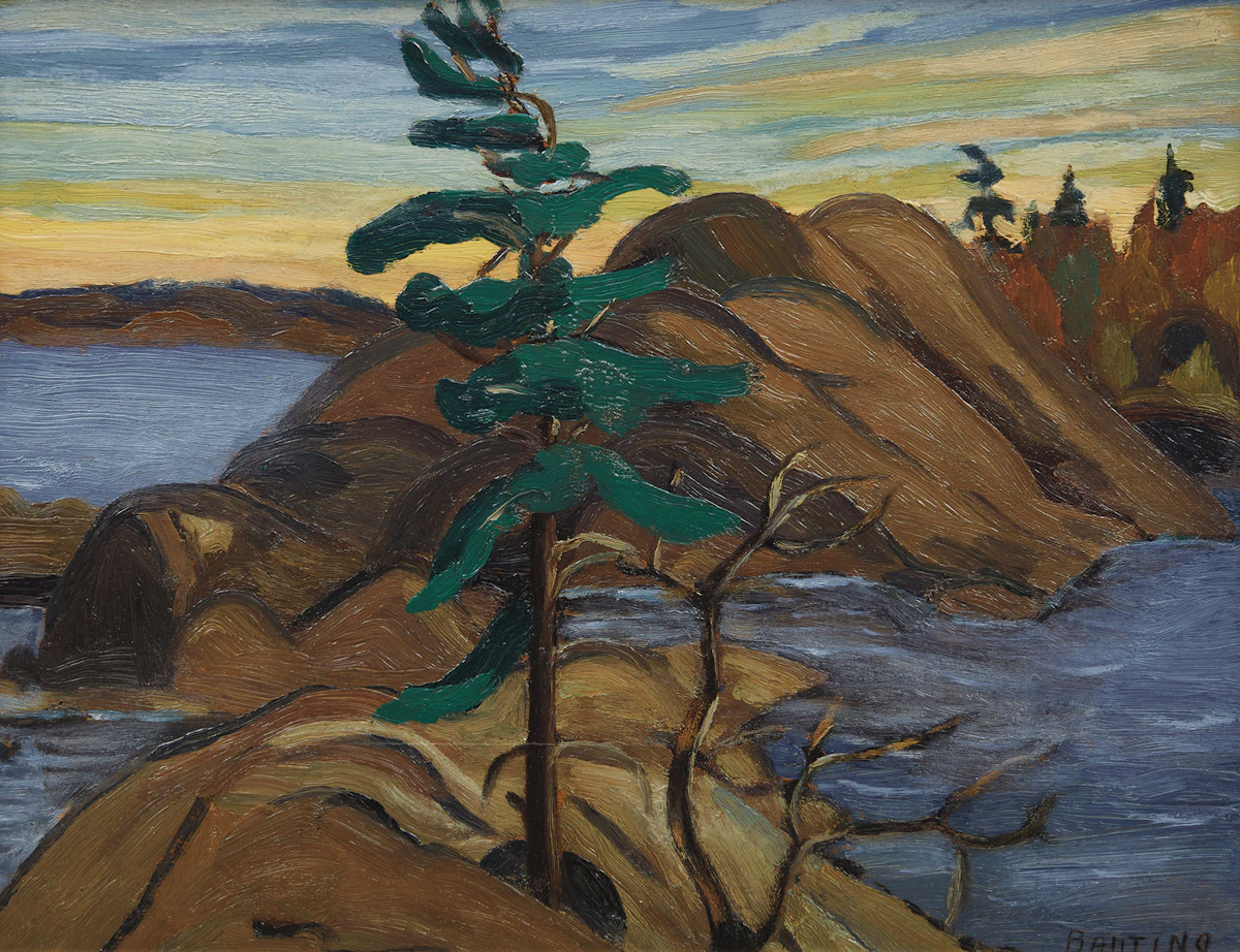 Frederick Grant Banting, Georgian Bay , oil on board