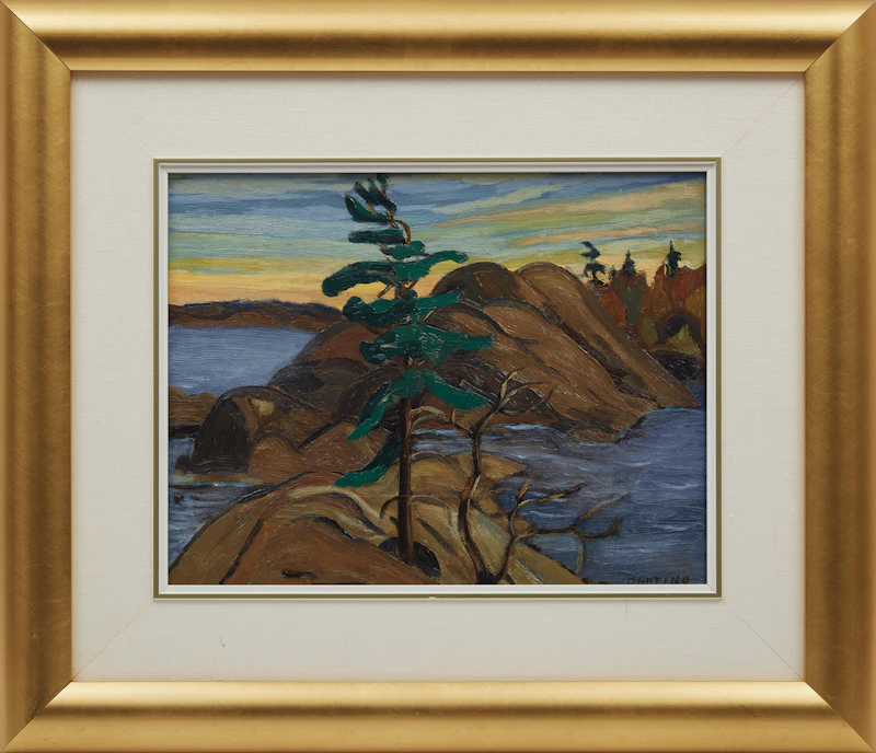 Frederick Grant Banting, Georgian Bay , oil on board - view 2