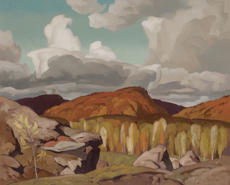 Alfred Joseph Casson, October Afternoon-Bancroft, oil on canvas
