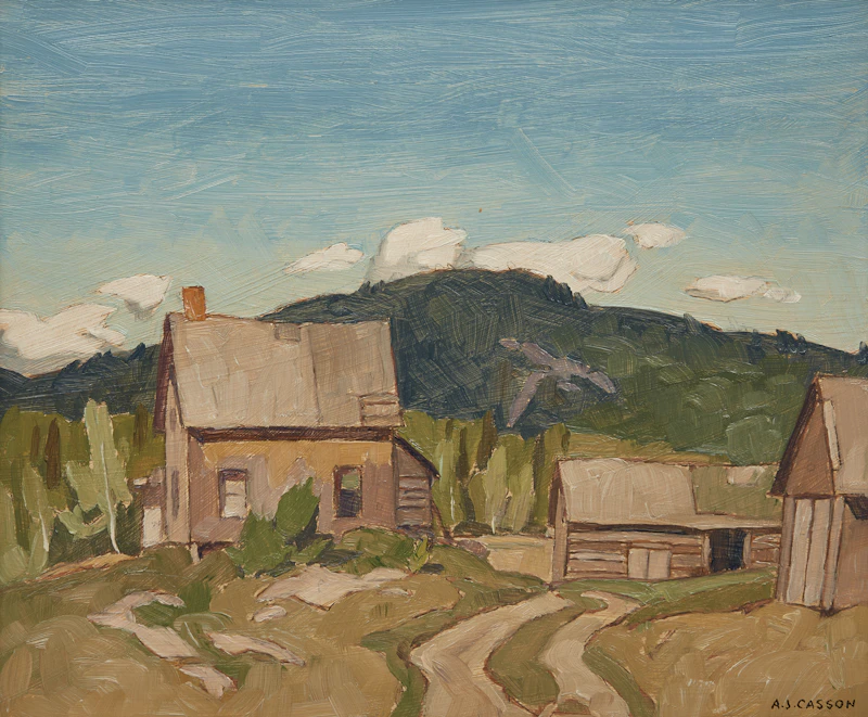 Alfred Joseph Casson, Barry's Bay, oil on board
