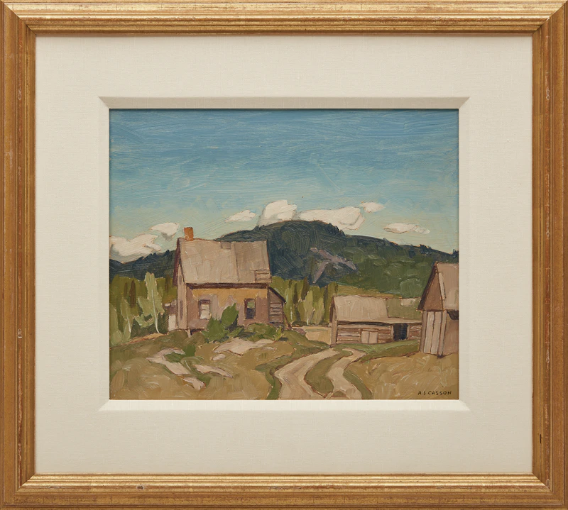Alfred Joseph Casson, Barry's Bay, oil on board, 1968 - view 2