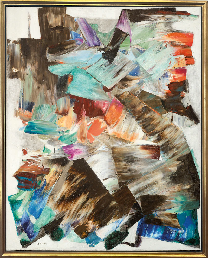 Marcelle Ferron, Arbre du Ténéré, 1962, oil on canvas - view 2