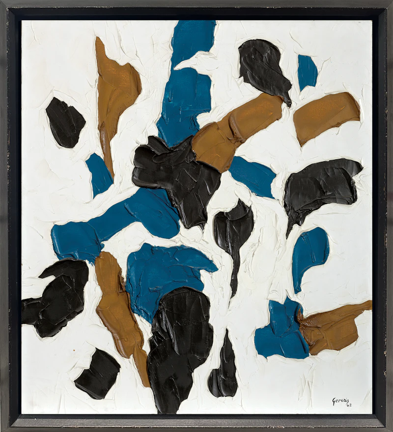 Lise Gervais, La croix du sud, oil on canvas, 1962 - view 3