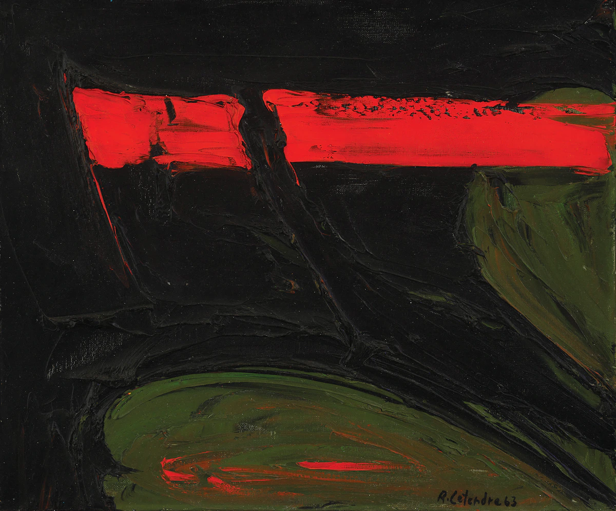 Rita Letendre, Eridan, oil on canvas, 1963