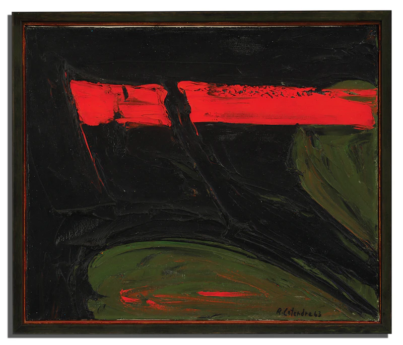 Rita Letendre, Eridan, oil on canvas, 1963 - view 2