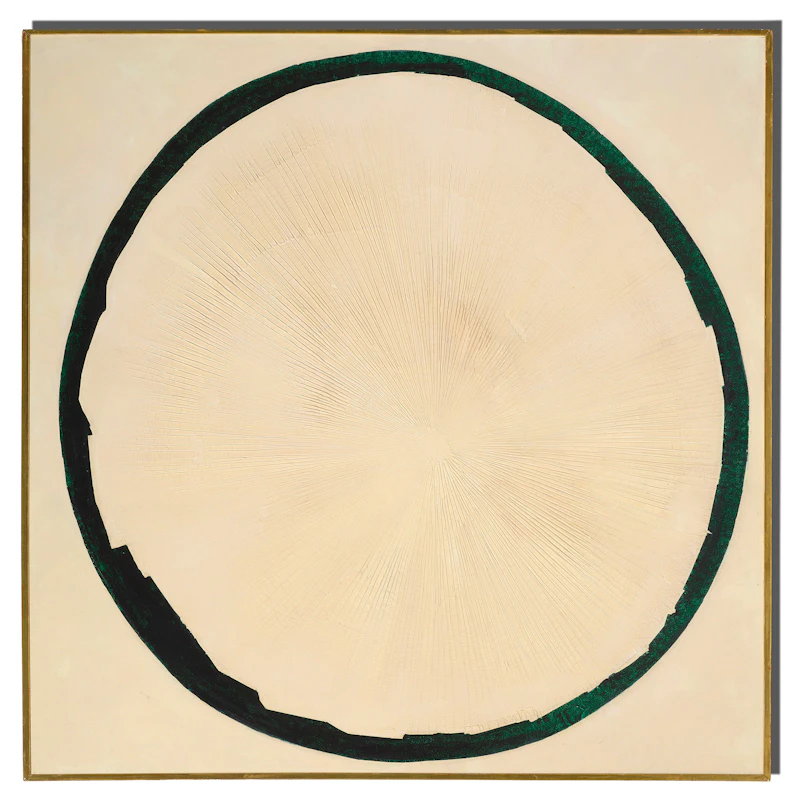 Ronald Langley Bloore, White Sun-Green Rim, 1960, oil on board - view 5