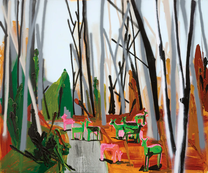 Kim Dorland, Parklife, oil
