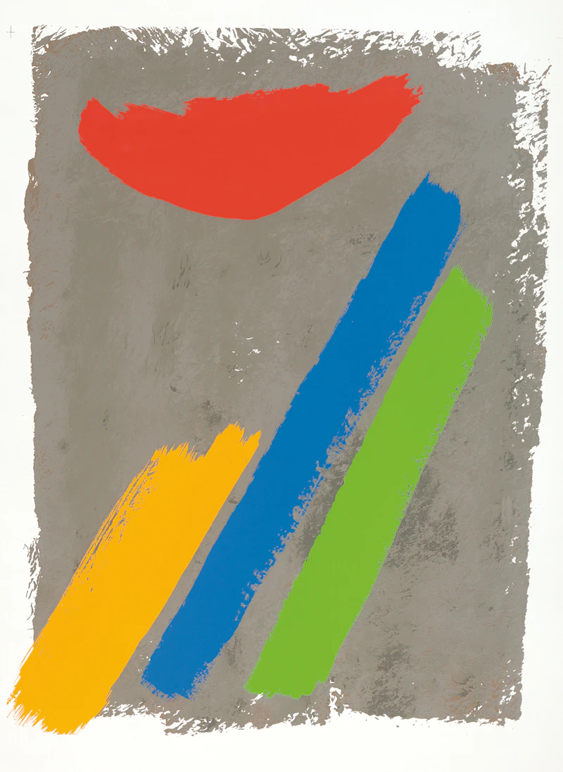 Jack Hamilton Bush, Low Sun, colour silkscreen